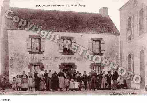 Ville de LOCOALMENDON, carte postale ancienne