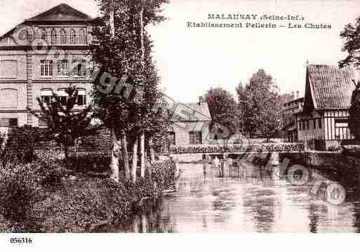 Ville de MALAUNAY, carte postale ancienne