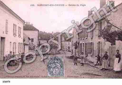 Ville de MARIGNYENORXOIS, carte postale ancienne