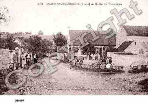 Ville de MARIGNYENORXOIS, carte postale ancienne