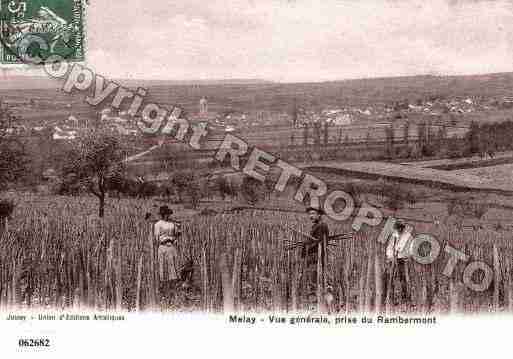 Ville de MELAY, carte postale ancienne