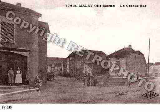 Ville de MELAY, carte postale ancienne