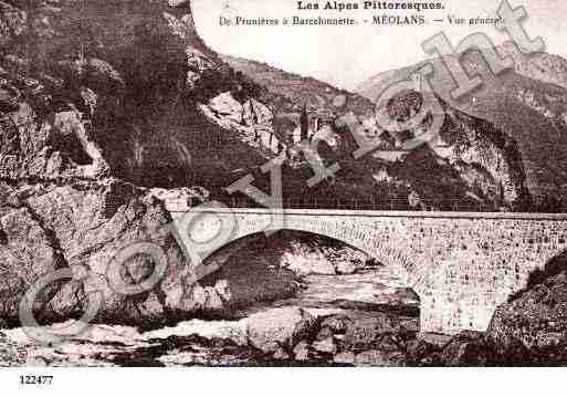Ville de MEOLANSREVEL, carte postale ancienne Ville de MEOLANSREVEL, carte postale ancienne