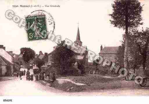 Ville de MERNEL, carte postale ancienne Ville de MERNEL, carte postale ancienne