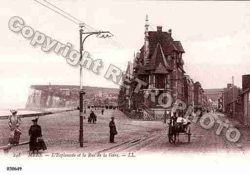 Ville de MERSLESBAINS, carte postale ancienne