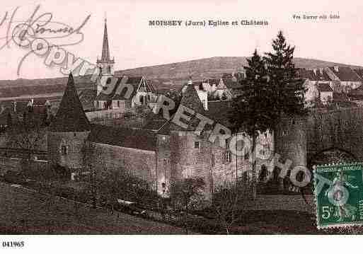 Ville de MOISSEY, carte postale ancienne