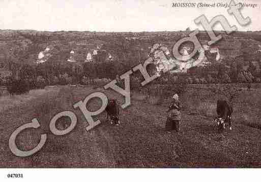 Ville de MOISSON, carte postale ancienne