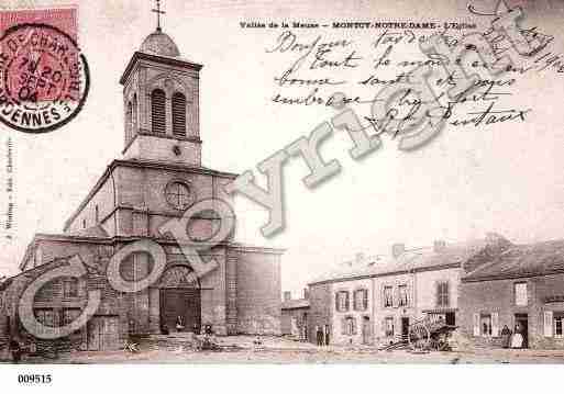 Ville de MONTCYNOTREDAME, carte postale ancienne