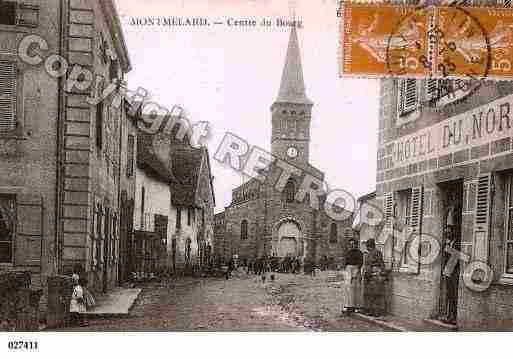 Ville de MONTMELARD, carte postale ancienne