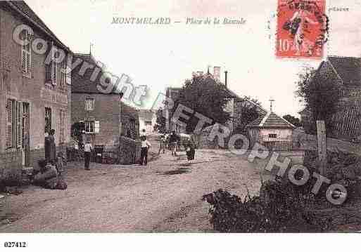 Ville de MONTMELARD, carte postale ancienne