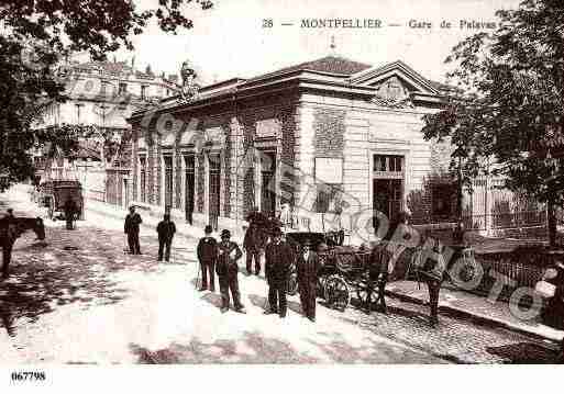 Ville de MONTPELLIER, carte postale ancienne