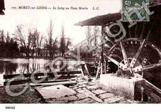 Ville de MORETSURLOING, carte postale ancienne Ville de MORETSURLOING, carte postale ancienne
