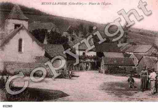 Ville de MUSSYLAFOSSE, carte postale ancienne