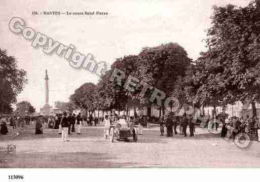 Ville de NANTES, carte postale ancienne