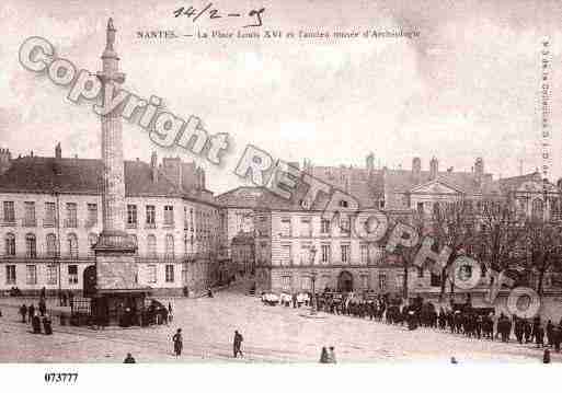 Ville de NANTES, carte postale ancienne