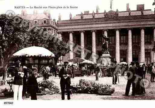 Ville de NANTES, carte postale ancienne