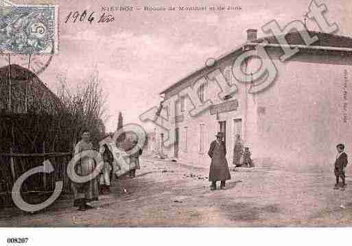 Ville de NIEVROZ, carte postale ancienne