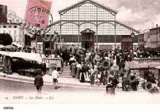 Ville de NIORT, carte postale ancienne