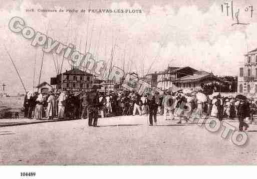 Ville de PALAVASLESFLOTS, carte postale ancienne