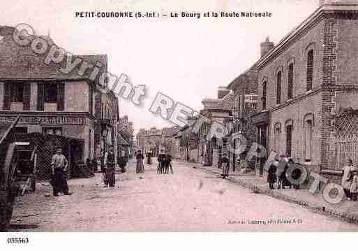 Ville de PETITCOURONNE, carte postale ancienne Ville de PETITCOURONNE, carte postale ancienne