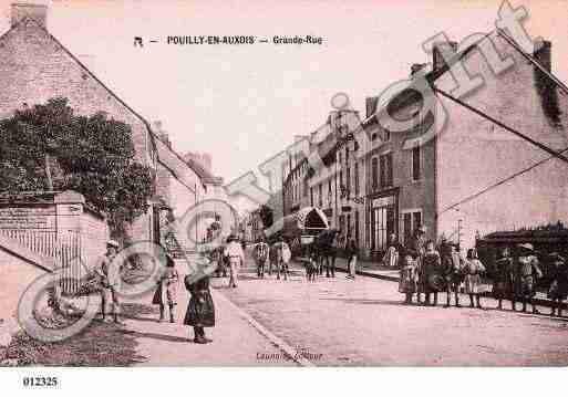 Ville de POUILLYENAUXOIS, carte postale ancienne