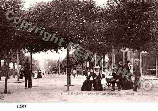 Ville de RAINCY(LE), carte postale ancienne