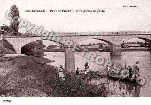 Ville de RATENELLE, carte postale ancienne