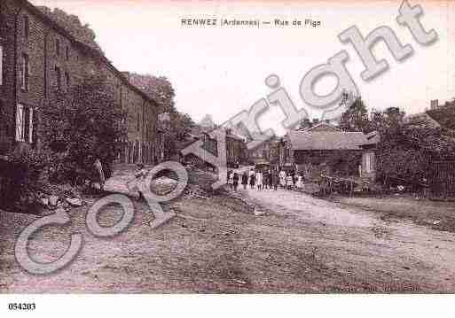 Ville de RENWEZ, carte postale ancienne