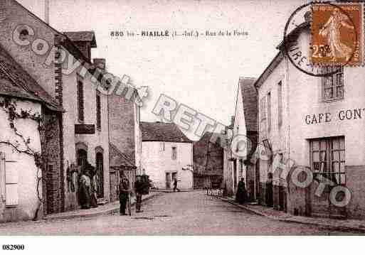 Ville de RIAILLE, carte postale ancienne