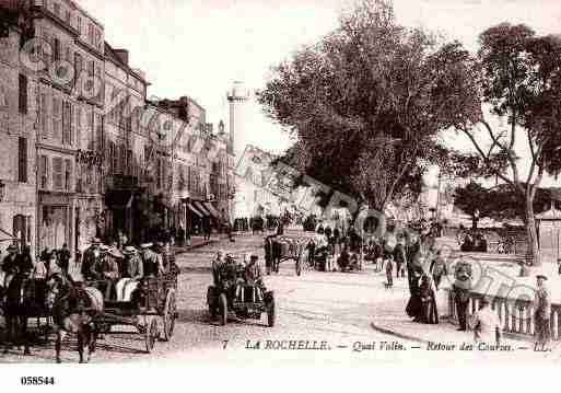 Ville de ROCHELLE(LA), carte postale ancienne