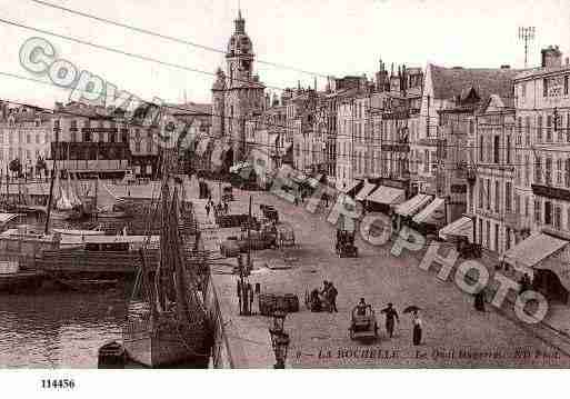 Ville de ROCHELLE(LA), carte postale ancienne