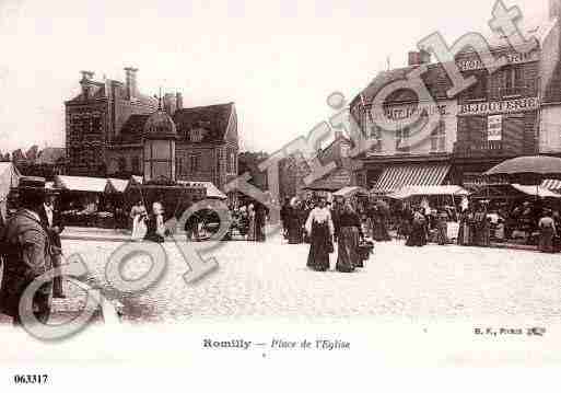 Ville de ROMILLYSURSEINE, carte postale ancienne