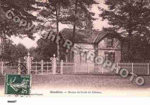 Ville de RONCHERES, carte postale ancienne