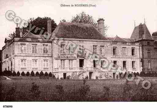 Ville de ROSIERES, carte postale ancienne