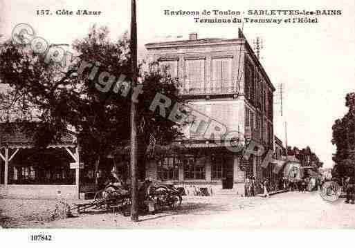 Ville de SABLETTES(LES), carte postale ancienne