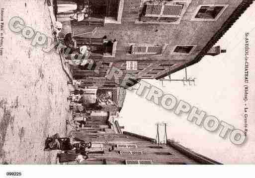 Ville de SAINTANDEOLLECHATEAU, carte postale ancienne Ville de SAINTANDEOLLECHATEAU, carte postale ancienne