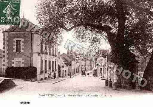 Ville de SAINTAVERTIN, carte postale ancienne