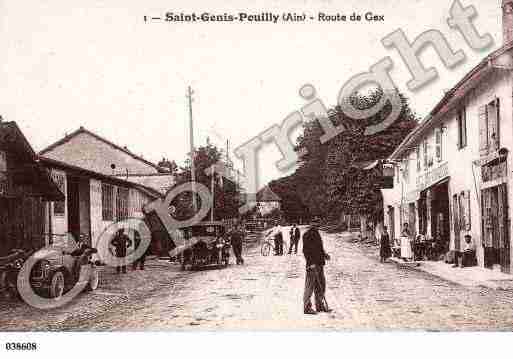 Ville de SAINTGENISPOUILLY, carte postale ancienne