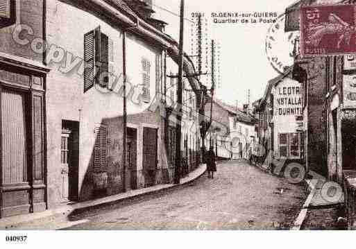 Ville de SAINTGENIXSURGUIERS, carte postale ancienne