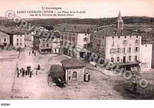 Ville de SAINTGERMAINL\'HERM, carte postale ancienne