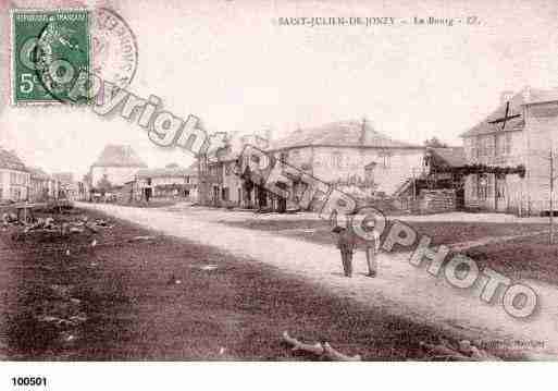 Ville de SAINTJULIENDEJONZY, carte postale ancienne Ville de SAINTJULIENDEJONZY, carte postale ancienne