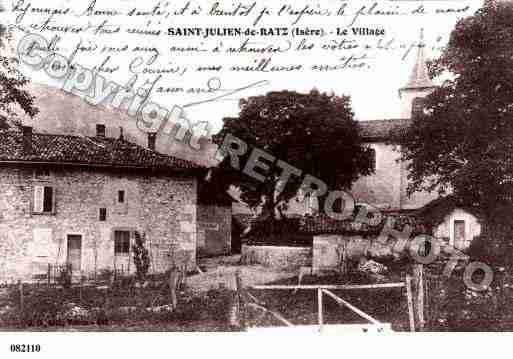 Ville de SAINTJULIENDERATZ, carte postale ancienne