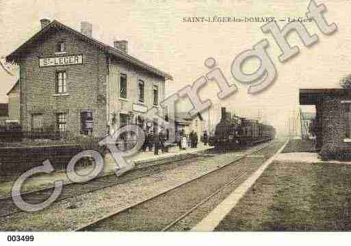 Ville de SAINTLEGERLESDOMART, carte postale ancienne