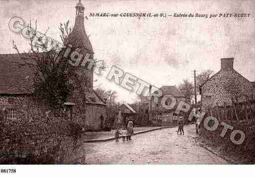 Ville de SAINTMARCSURCOUESNON, carte postale ancienne Ville de SAINTMARCSURCOUESNON, carte postale ancienne