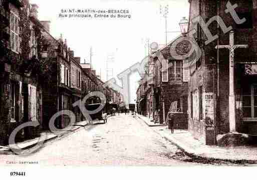 Ville de SAINTMARTINDESBESACES, carte postale ancienne