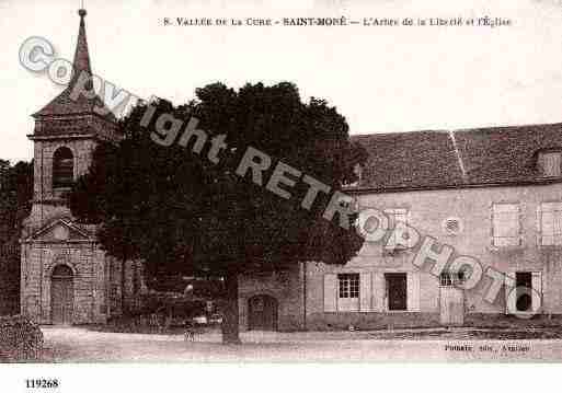 Ville de SAINTMORE, carte postale ancienne