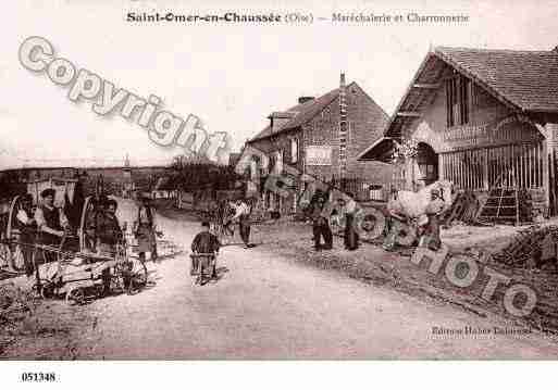 Ville de SAINTOMERENCHAUSSEE, carte postale ancienne