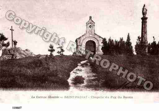 Ville de SAINTPRIVAT, carte postale ancienne