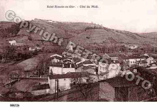 Ville de SAINTROMAINENGIER, carte postale ancienne