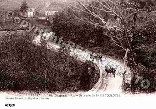 Ville de SANSACVEINAZES, carte postale ancienne